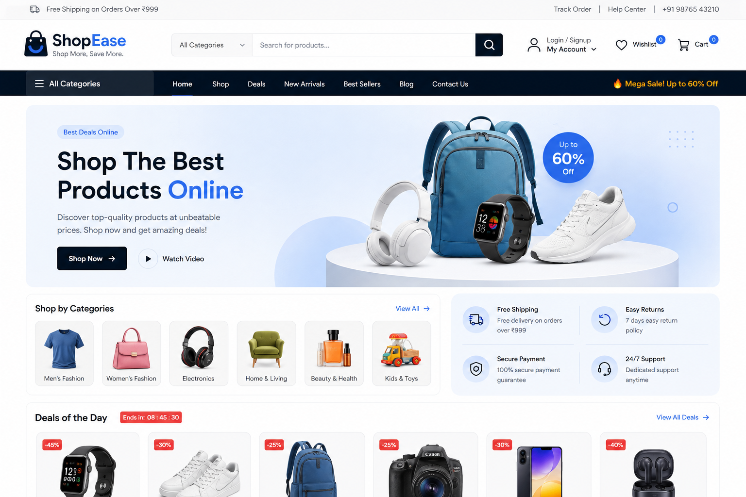 E-Commerce Website Showcase